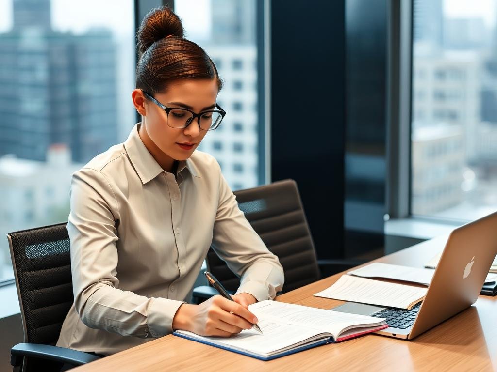 Aprendiz preparándose para una sesión de mentoría promovida con objetivos claros Aprendiz preparándose para una sesión de mentoría promovida con objetivos claros