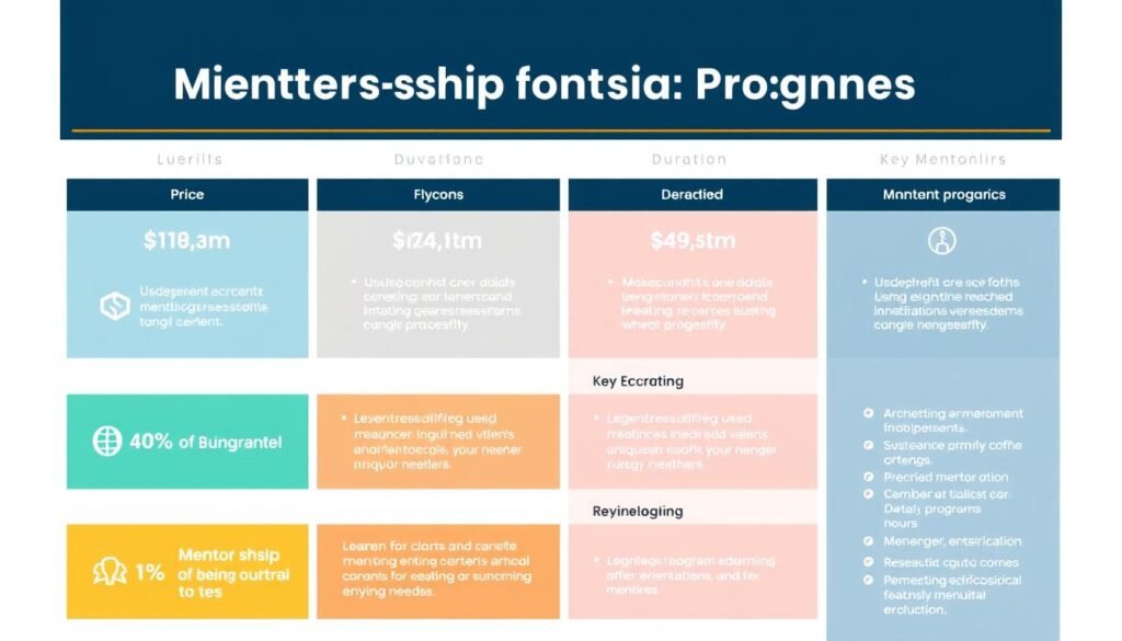 Comparativa de las mejores mentorias de éxito Comparativa de las mejores mentorias de éxito